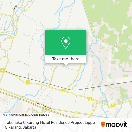 Takenaka Cikarang Hotel Residence Project Lippo Cikarang map