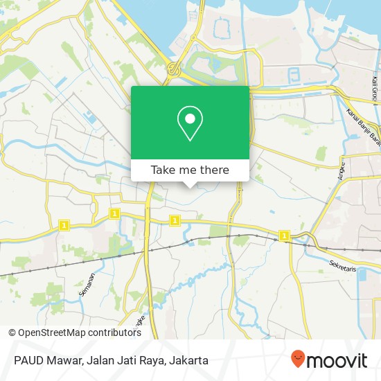 PAUD Mawar, Jalan Jati Raya map