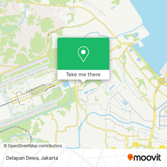 Delapan Dewa map