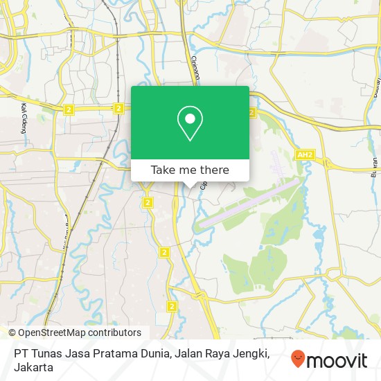 PT Tunas Jasa Pratama Dunia, Jalan Raya Jengki map