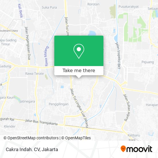 Cakra Indah. CV map