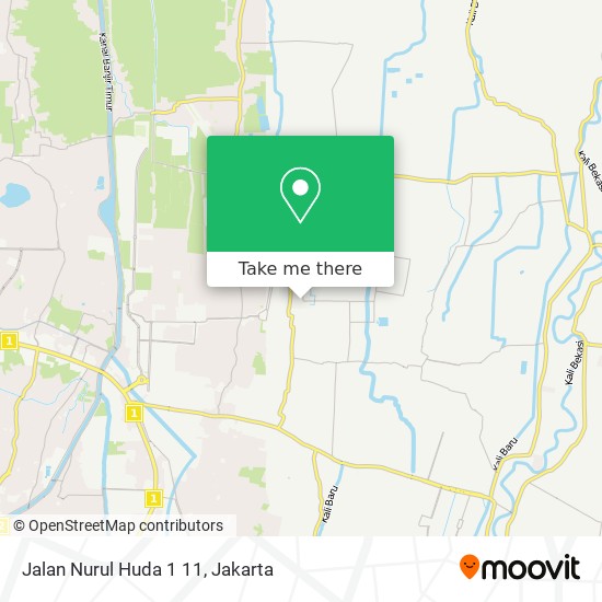 Jalan Nurul Huda 1 11 map