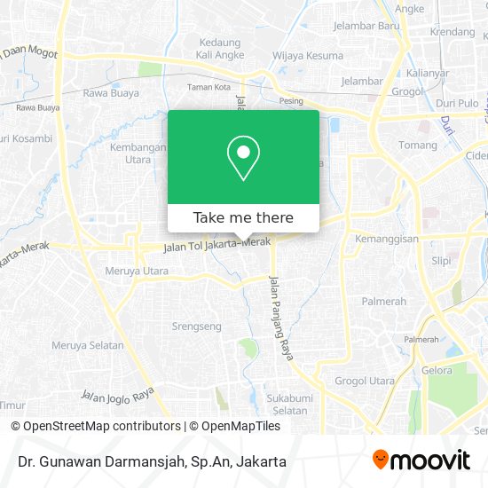 Dr. Gunawan Darmansjah, Sp.An map