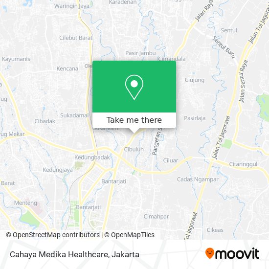 Cahaya Medika Healthcare map