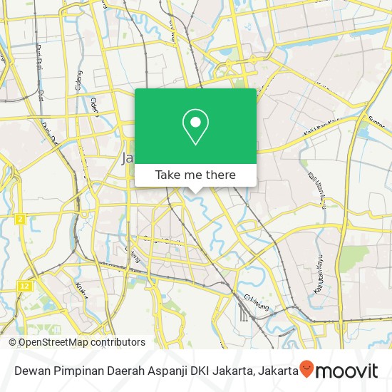 Dewan Pimpinan Daerah Aspanji DKI Jakarta map