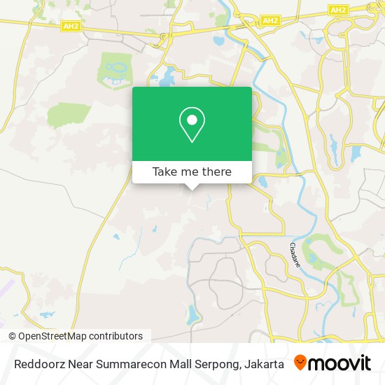 Reddoorz Near Summarecon Mall Serpong map