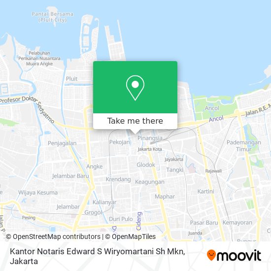 Kantor Notaris Edward S Wiryomartani Sh Mkn map