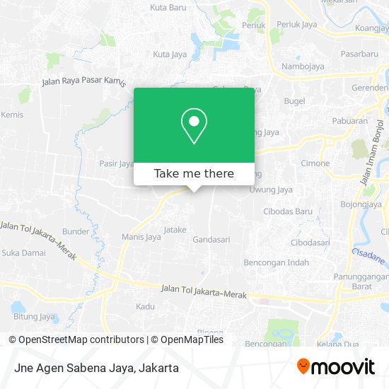 Jne Agen Sabena Jaya map