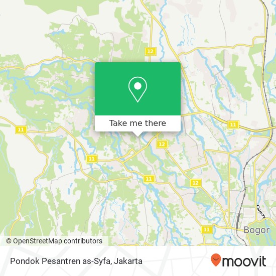 Pondok Pesantren as-Syfa map
