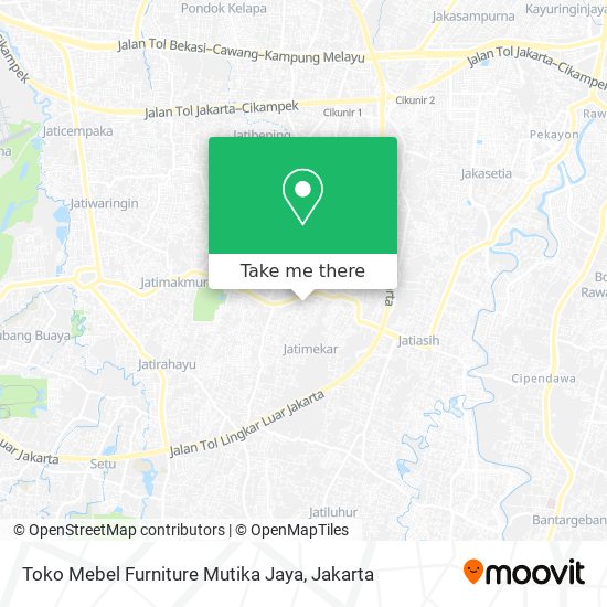 Toko Mebel Furniture Mutika Jaya map