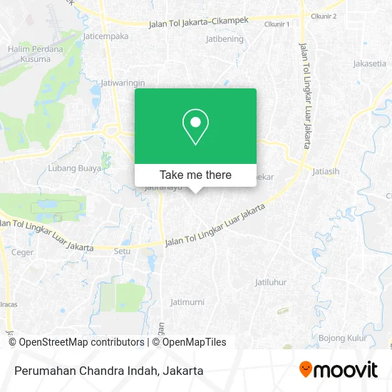 Perumahan Chandra Indah map