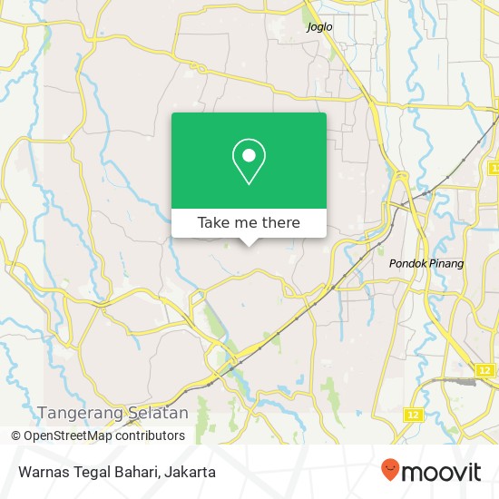 Warnas Tegal Bahari map