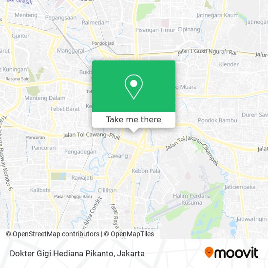 Dokter Gigi Hediana Pikanto map