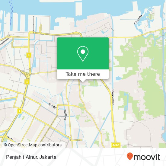 Penjahit Alnur, Cilincing map