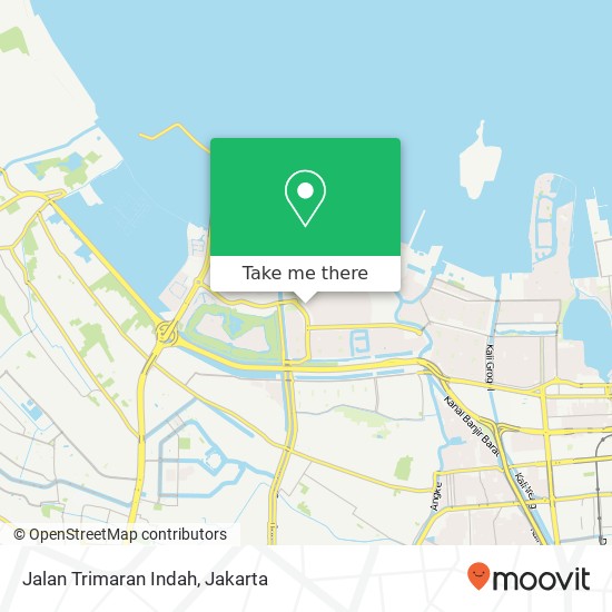 Jalan Trimaran Indah, Penjaringan map