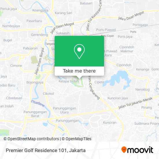 Premier Golf Residence 101 map