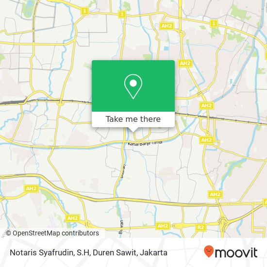 Notaris Syafrudin, S.H, Duren Sawit map