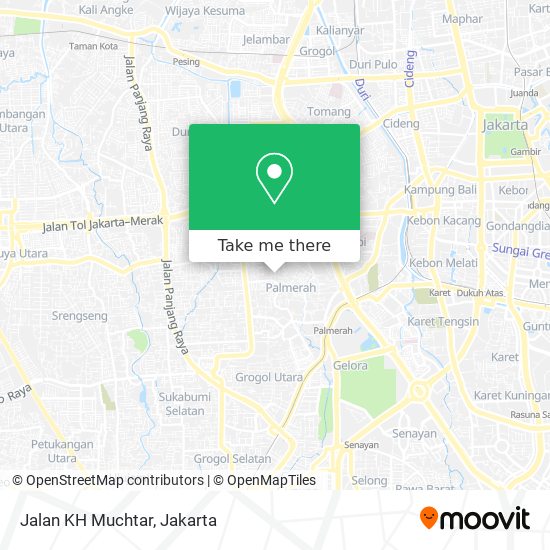 Jalan KH Muchtar map