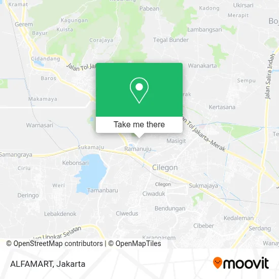 ALFAMART map