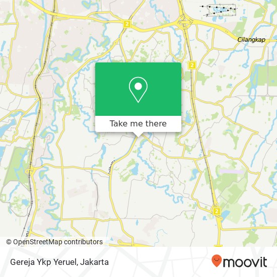 Gereja Ykp Yeruel, Jalan Tipar map