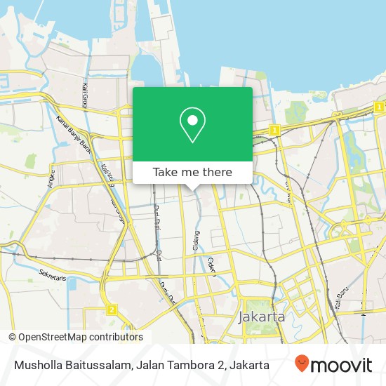 Musholla Baitussalam, Jalan Tambora 2 map