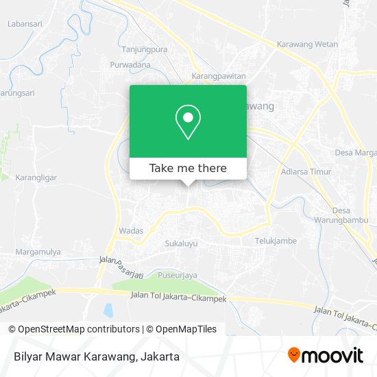 Bilyar Mawar Karawang map