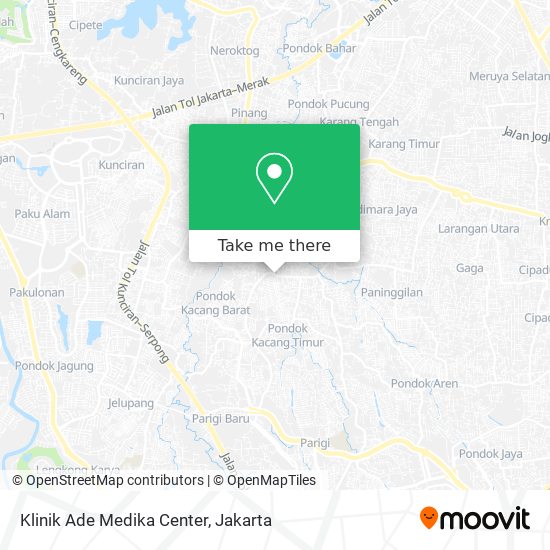 Klinik Ade Medika Center map