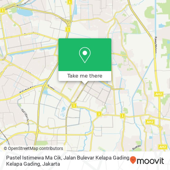 Pastel Istimewa Ma Cik, Jalan Bulevar Kelapa Gading Kelapa Gading map