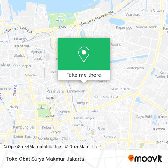 Toko Obat Surya Makmur map
