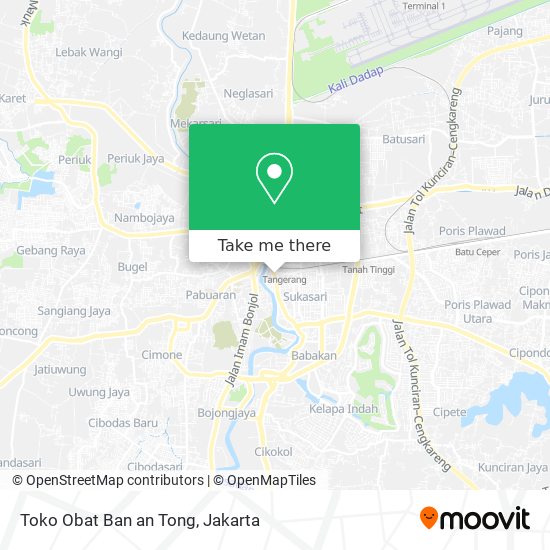 Toko Obat Ban an Tong map