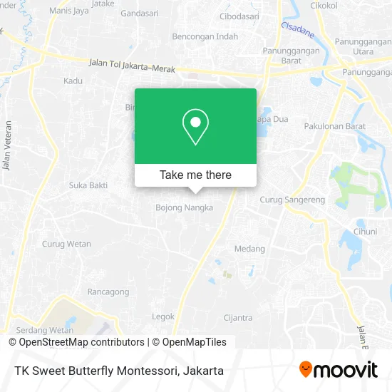 TK Sweet Butterfly Montessori map