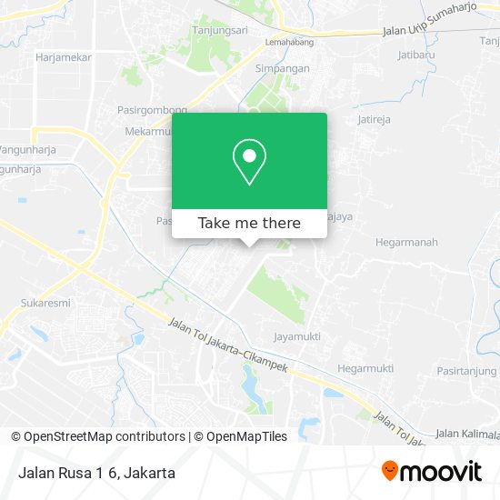 Jalan Rusa 1 6 map