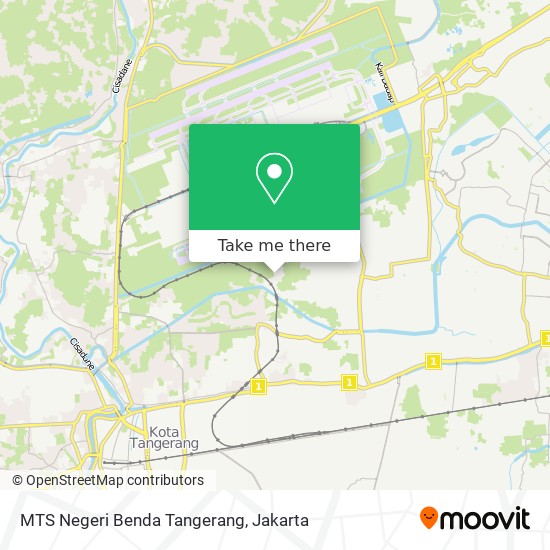 MTS Negeri Benda Tangerang map
