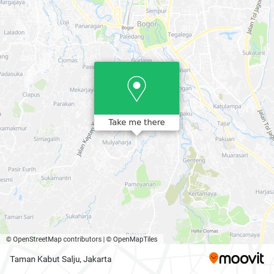 Taman Kabut Salju map