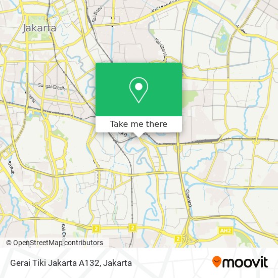 Gerai Tiki Jakarta A132 map