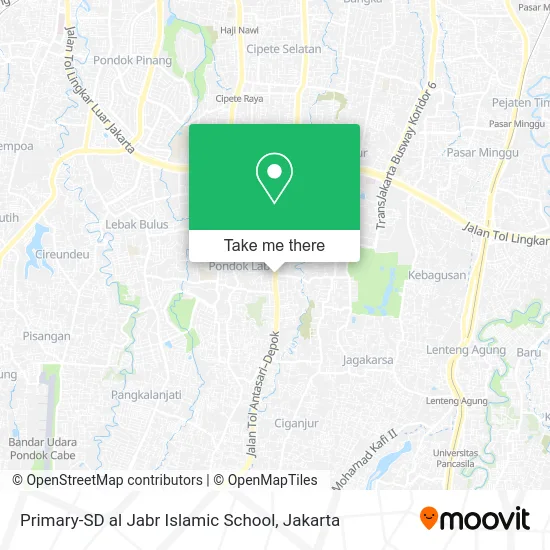 Primary-SD al Jabr Islamic School map