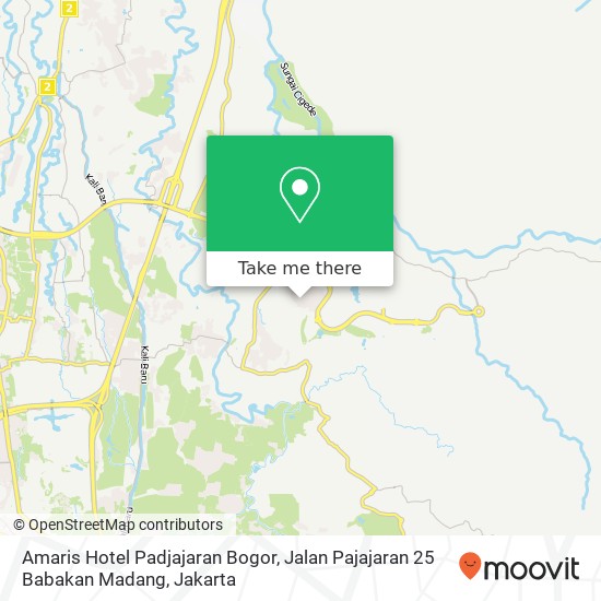 Amaris Hotel Padjajaran Bogor, Jalan Pajajaran 25 Babakan Madang map