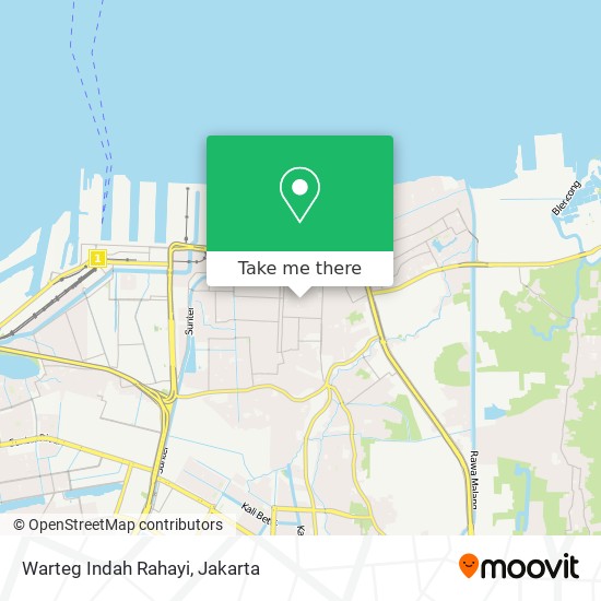 Warteg Indah Rahayi map