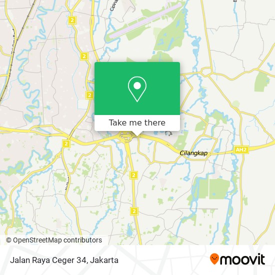 Jalan Raya Ceger 34 map