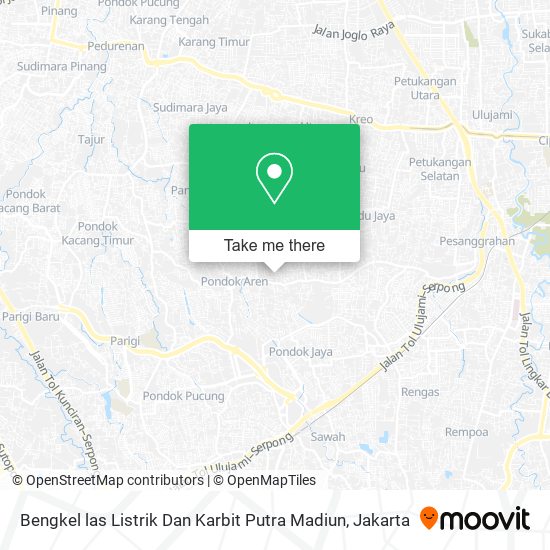 Bengkel las Listrik Dan Karbit Putra Madiun map