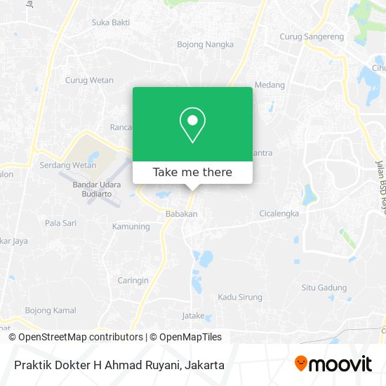 Praktik Dokter H Ahmad Ruyani map