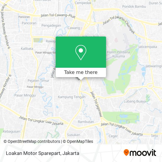 Loakan Motor Sparepart map