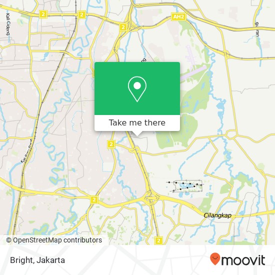 Bright, Jalan Pusdiklat Depnaker map