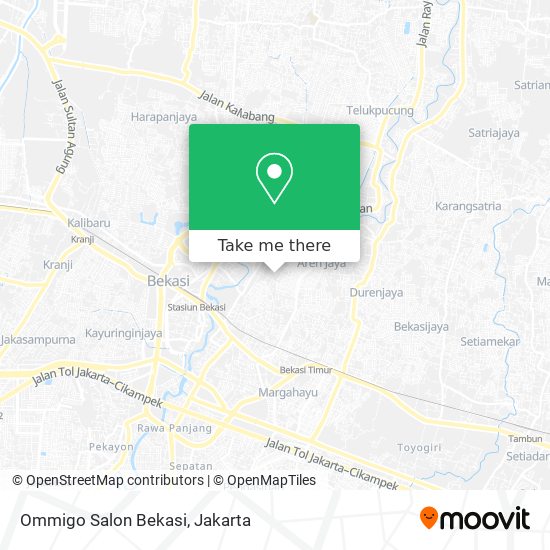 Ommigo Salon Bekasi map