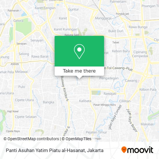 Panti Asuhan Yatim Piatu al-Hasanat map