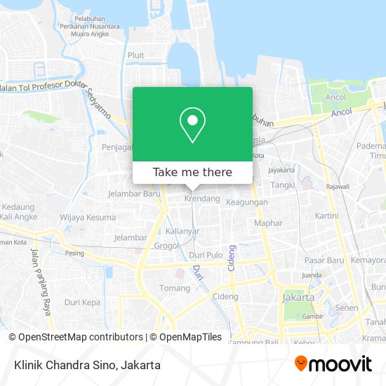 Klinik Chandra Sino map