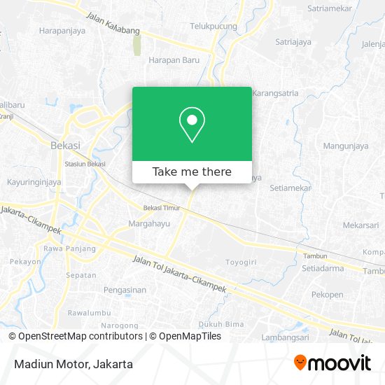 Madiun Motor map