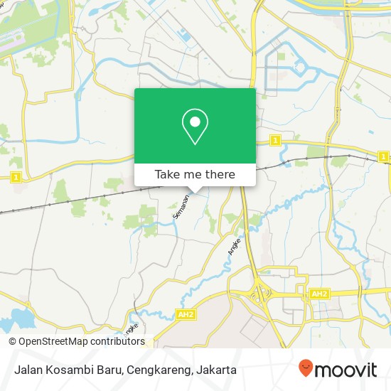 Jalan Kosambi Baru, Cengkareng map