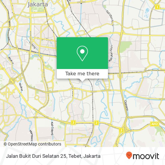 Jalan Bukit Duri Selatan 25, Tebet map