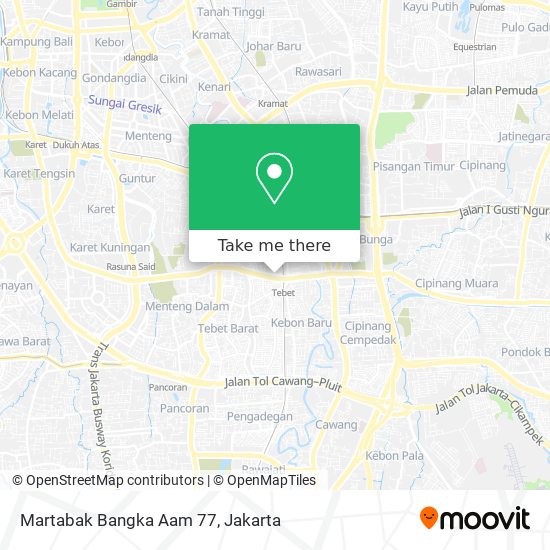 Martabak Bangka Aam 77 map